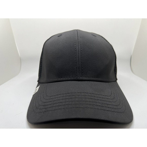 Russell Strapback Hat Cap Black Baseball - Picture 2 of 9